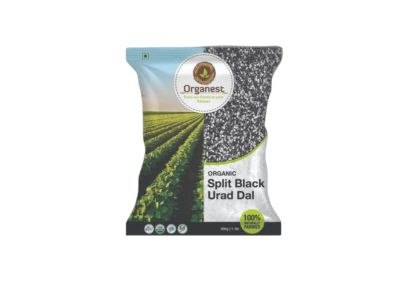 Organic Split Black Urad Dal Black gram Minapa Pappu Pack of